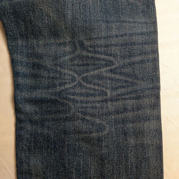 Levis 505 Jeans Mens Size 38x32 Blue Premium Big E Classic Straight Denim Modern - Picture 6 of 11